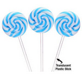 Petite Swirly Ripple Lollipops - Blue Raspberry